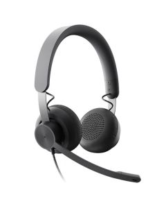 MICRO CASQUE FILAIRE LOGITECH ZONE WIRED - NOIR