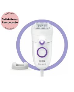 Épilateur BRAUN SE5-505P Silk épil 5 - Blanc&Violet