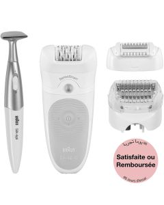 Épilateur Braun Silk-Epil 5 SE5-805 Sans Fil 3-en-1 Blanc