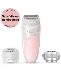 Épilateur Rechargeable BRAUN Série5 SES5-620 wet & dry - Rose