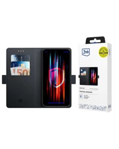 Étui Portefeuille 3MK iPhone 17 Pro Max Noir