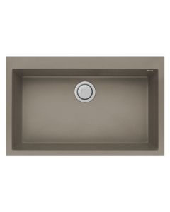 Évier De Cuisine Encastrable FOCUS Graniteck 1 Bac 80cm - Tortora