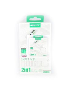 Chargeur Micro USB MODEM CAT MTC-C001 V8 2.1A - Blanc