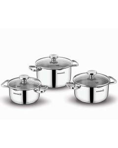 Set 6 Pièces KORKAMZ Aqua - Inox
