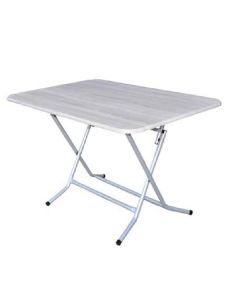 Table SOTUFAB Pliante Rectangulaire 100x80 PVC - Chêne Brut