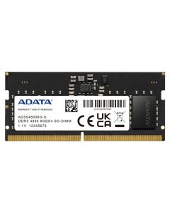 Barrette Mémoire ADATA 8Go DDR5 4800 MHz Pour PC Portable (AD5S48008G-S)