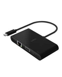 Adaptateur BELKIN Multiport USB-C 5-en-1 - Noir