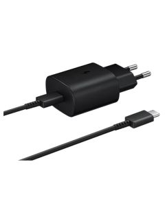 Adaptateur De Charge SAMSUNG Ultra Rapide 25W Avec Câble - Noir