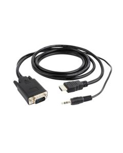 Adaptateur GEMBIRD HDMI Male Vers VGA Femelle 1,8M Avec Audio