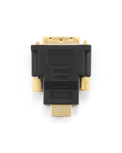 Adaptateur HDMI vers DVI Plaqué Or Noir