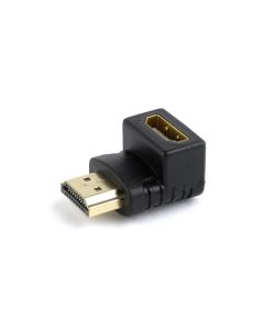 Adaptateur HDMI Type Angle Droite 90° Vers Le Bas - Noir