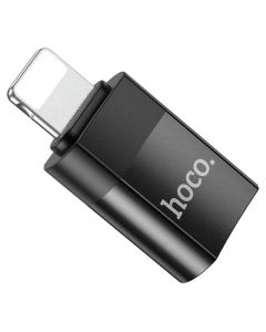 Adaptateur Hoco UA17 USB vers Type-C - Noir | Convertisseur OTG