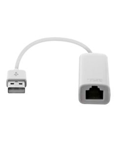 Adaptateur TNB USB 2.0 vers RJ45 - Blanc