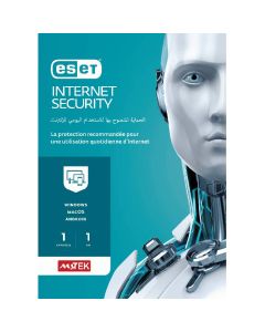 Internet Security ESET 1Poste / 1an (AEIS2022-CARD-A1-SPE)