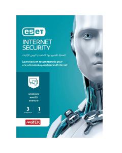 Internet Security ESET 2022 3 Postes / 1an (AEIS2022-CARD-A3-SPE)