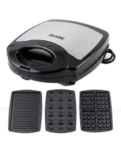 Appareil de Cuisson 5-en-1 Remax 750W Gaufre Zouza Noir