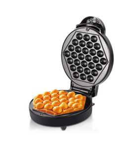 Appareil à Gaufres Rond RAF 1000W Thermostat Réglable - Noir