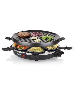 Appareil à Raclette Princess 162725 - Gril 6 Personnes - Noir