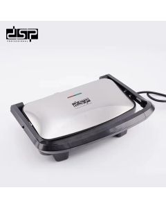 Appareil Panini DSP 1000W Antiadhésif Noir