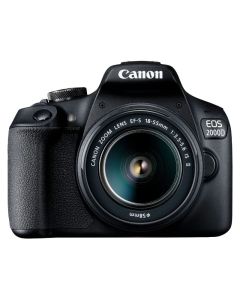 Appareil Photo Reflex CANON EOS 2000D + Objectif EF-S 18-55mm IS II - Noir