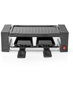 Appareil A Raclette Grill NEDIS FCRA210FBK2 400W - Gris