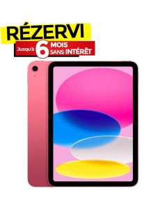 Apple iPad 10È Génération (2022) 10.9" 64Go Wi-Fi - Rose 