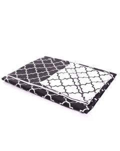 Parure De Lit NEED'S 2 Places Arabesque 180 X 200 CM - Noir & Blanc 