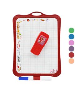 Ardoise LE COQ Double Face Avec 2 Accessoires