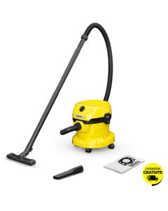 Aspirateur Multifonction KÄRCHER WD2 PLUS V-12/4/18 - Jaune