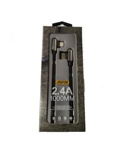 Câble Micro USB ASPOR A118 1M - Noir