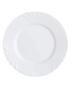 Assiette Dessert LUMINARC Cadix 19 cm - Blanc