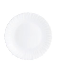 Lot De 6 Assiettes Dessert LUMINARC Feston 19 cm - Blanc