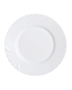 Assiette Plate LUMINARC Cadix 25 cm - Blanc