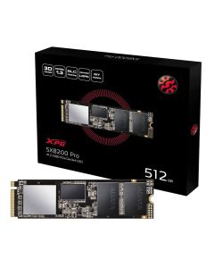 Disque Dur Interne ADATA SX8200 Pro 512Go SSD M.2 (ASX8200PNP-512GT-C)