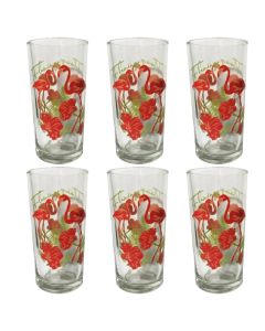 Coffret 6 Gobelets AZUR GLASS Milano Flamingo