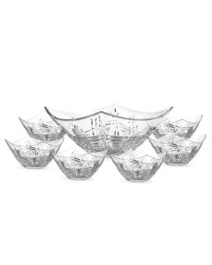 Set De 7 Bols Carre AZUR GLASS Iris  