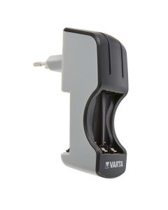 Mini Chargeur Piles VARTA 4 Slots - Noir&Blanc
