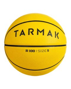 Ballon de basketball KIPSTA ESSENTIAL R100 taille 5 - Jaune