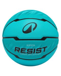 Ballon de basketball KIPSTA RESIST R500 taille 6 - Turquoise