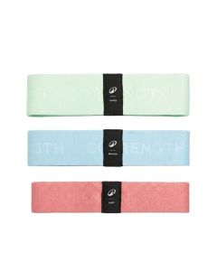 Bandes Élastiques DOMYOS X3 Textiles -Fitness Fessiers 10-14-22 kg
