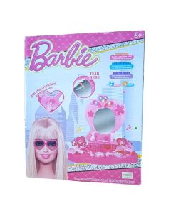 Coiffeuse avec Accessoires Barbie - Rose