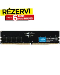 Barrette Mémoire CRUCIAL 32Go DDR5 5600 MHz