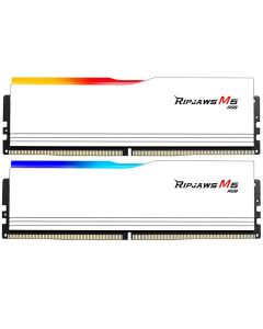 Barrette Mémoire G.SKILL RIPJAWS M5 RGB 48Go DDR5 5200 MHZ - Blanc