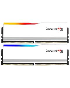 Barrette Mémoire G.SKILL RIPJAWS M5 RGB 64Go DDR5 5200 MHZ - Blanc