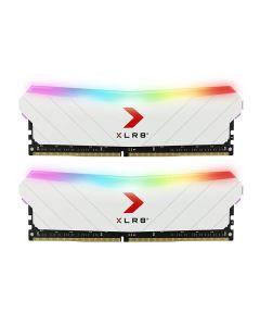 Barrette Mémoire PNY XLR8 Gaming RGB 16Go DDR4 3200 MHz - Blanc