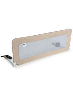 Barrière de Lit Enfant PRIMA Beige - Sécurité & Filet Mesh