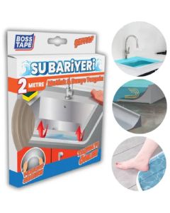 Barrière d'eau BOSS TAPE en silicone autoadhésif 2m x 20mm