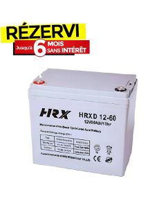 Batterie HRX Étanche au Plomb 12 V 60 Ah