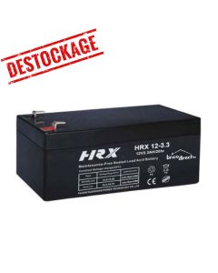 Batterie Plomb Rechargeable HRX 12V 3.3 AH