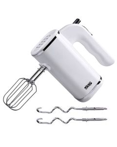 Batteur à Main DSP KM2008 200W avec Accessoires - Blanc